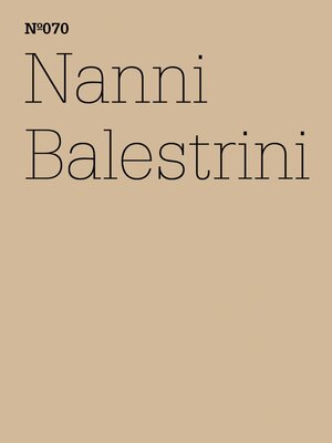 cover image of Nanni Balestrini